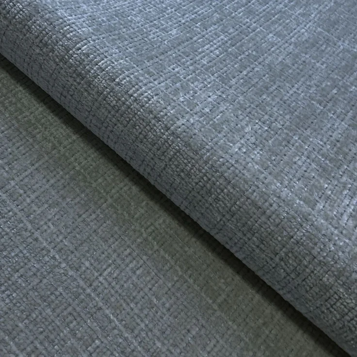 luma-home Modernes Ecksofa mit Ottomane rechts, mit markanten Steppungen, Chenille in Grau, 234 x 161 x 79cm – Bild 4