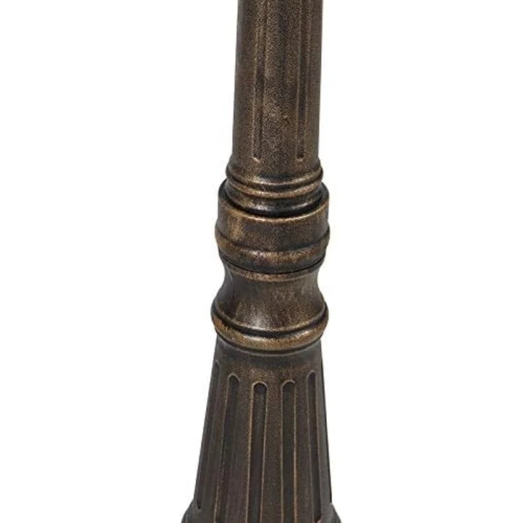 Qazqa Außen-Stehlampe New haven, ohne Leuchtmittel, E27, Gold/Messing, Klassisch / Antik, Kunststoff, 3-flammig – Bild 5