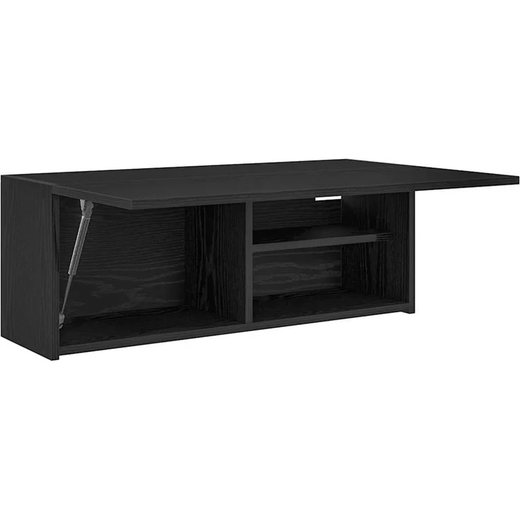 vidaXL Bad-Wandschrank Schwarz 80x25x30 cm Holzwerkstoff 860077 – Bild 5