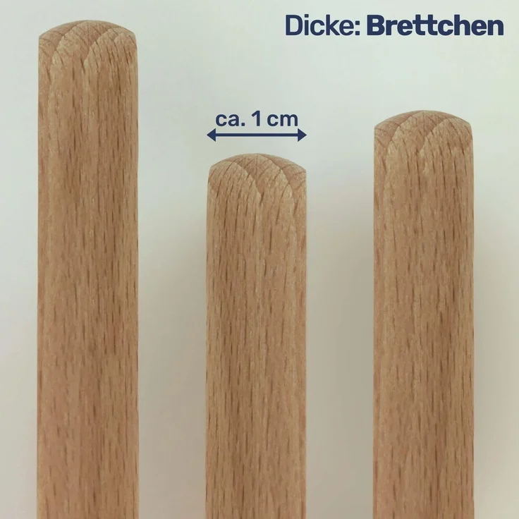 Gravidus Frühstücksbrett 5x Holz Frühstücksbrettchen Vesperbrett Brettchen – Bild 5
