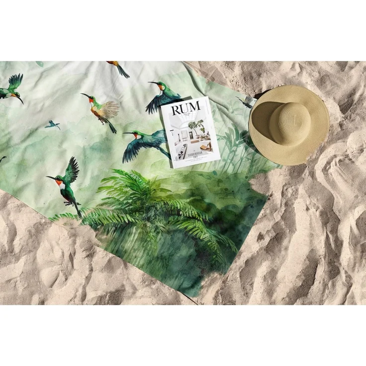 Mijolnir 'Water Color Jungle 90' Strandtuch, Mehrfarbig, 90 x 150 cm – Bild 5