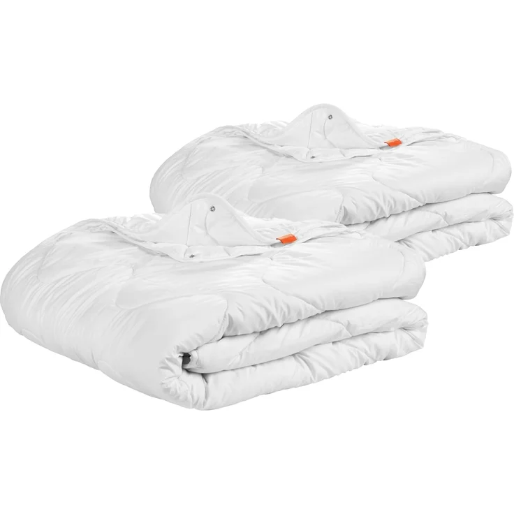 sleepling 4 Jahreszeiten Bettdecke 155x220 cm 2er Set, Made in EU, Ökotex 100, Waschbar 60 Grad, Vierjahreszeiten Steppdecke 155x220, 100% feine Mikrofaser, 2 Stück – Bild 1