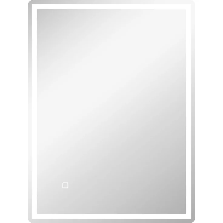 Badezimmerspiegel 60 x 80 x 4 cm mit LED-Beleuchtung, Antibeschlagfunktion und Touchsteuerung – Bild 2