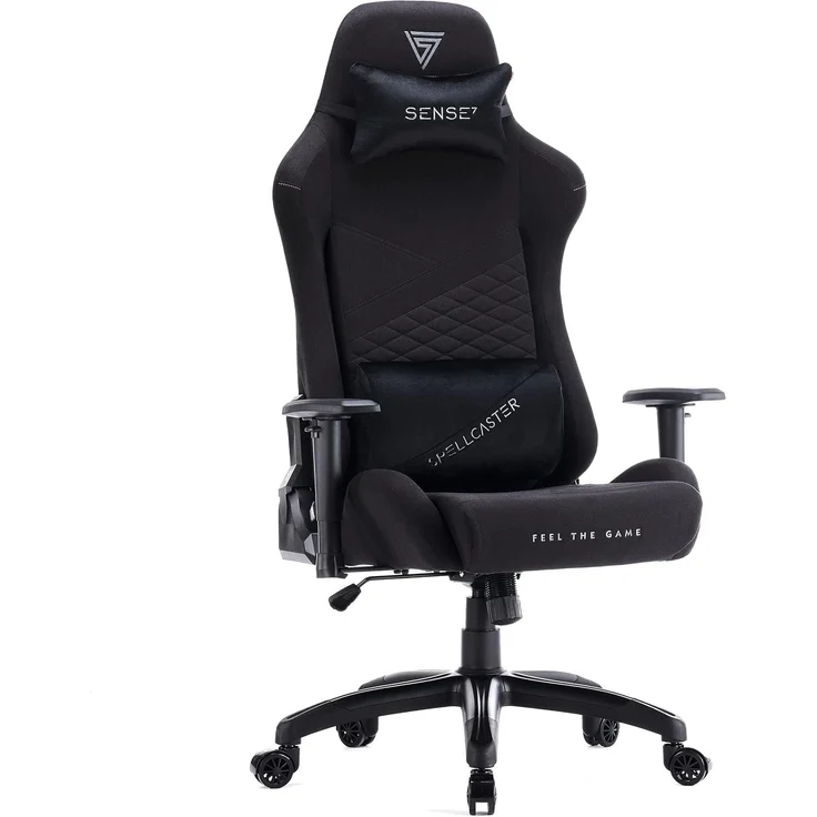 SENSE7 Spellcaster Senshi Edition XL Gaming Stuhl, HDF Platte, Black – Bild 1