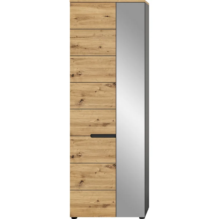 Garderobenschrank Canu - Artisan Eiche / Basalt Grau – Bild 2