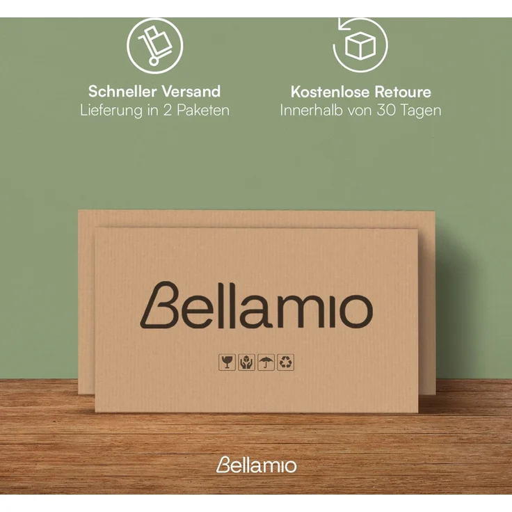 Bellamio 'Aland' Dachschrägenregal, weiß, 100x50x179 cm, Regal für Dachschräge mit 6 Fächern – Bild 7
