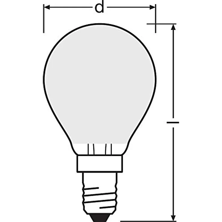 OSRAM Classic P LED-Lampe E14, 2,5W, 4.000K, matt, universalweiß – Bild 12