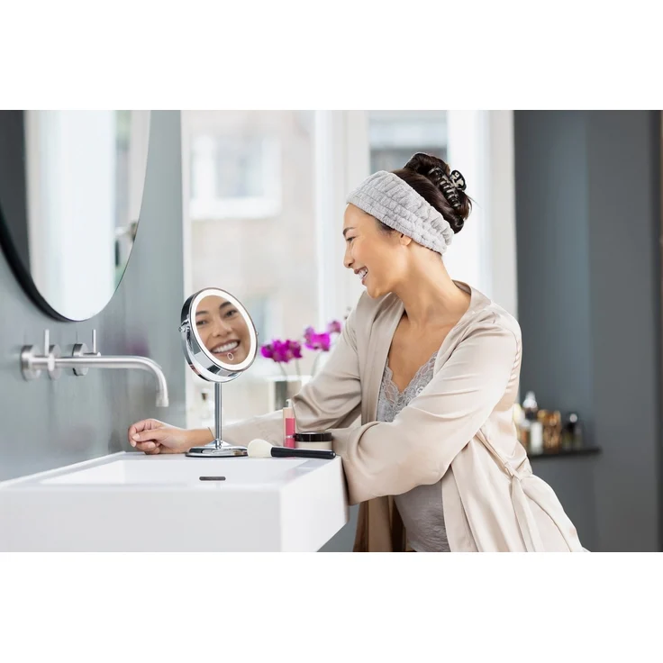 Medisana LED-Lichtspiegel CM 844, LED-Spiegel: 3 Lichtmodi, 2 drehbare Flächen, Touch-Sensor. – Bild 3