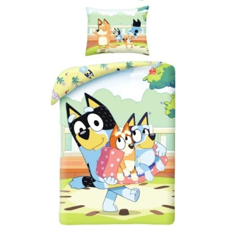 Bluey Kinder-Bettwäsche-Set – Bettbezug 140x200 cm + Kissenbezug 60x70 cm aus Mikrofaser – Bild 2