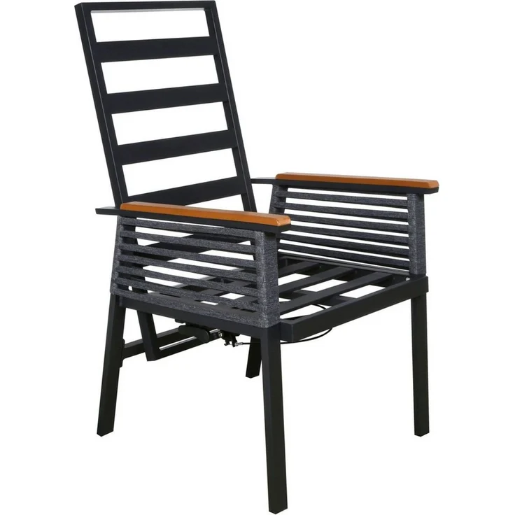 KONIFERA Balkonset Edessa Komfort, (Set, 5-tlg, 2x Sessel, 2x Auflage, 1x Tisch), beinhaltet 2 Sessel mit Sitzauflagen und 1 Tisch – Bild 3