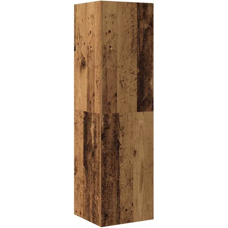 vidaXL 4-tlg. TV-Schrank-Set Wandmontage Altholz-Optik Holzwerkstoff 3329153 – Bild 7