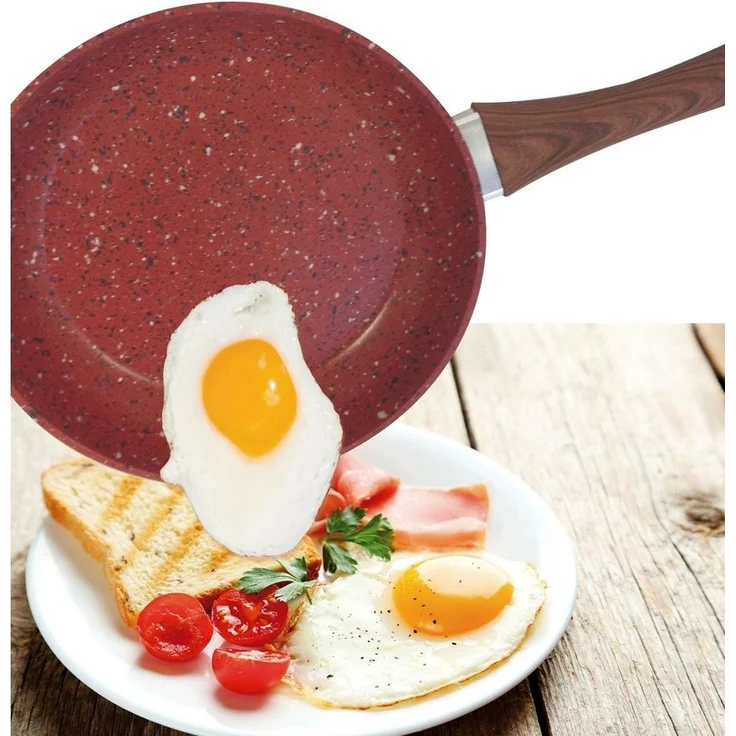 MediaShop Bratpfanne Copper & Stone, Aluminium, Ø 28 cm, Induktion – Bild 3