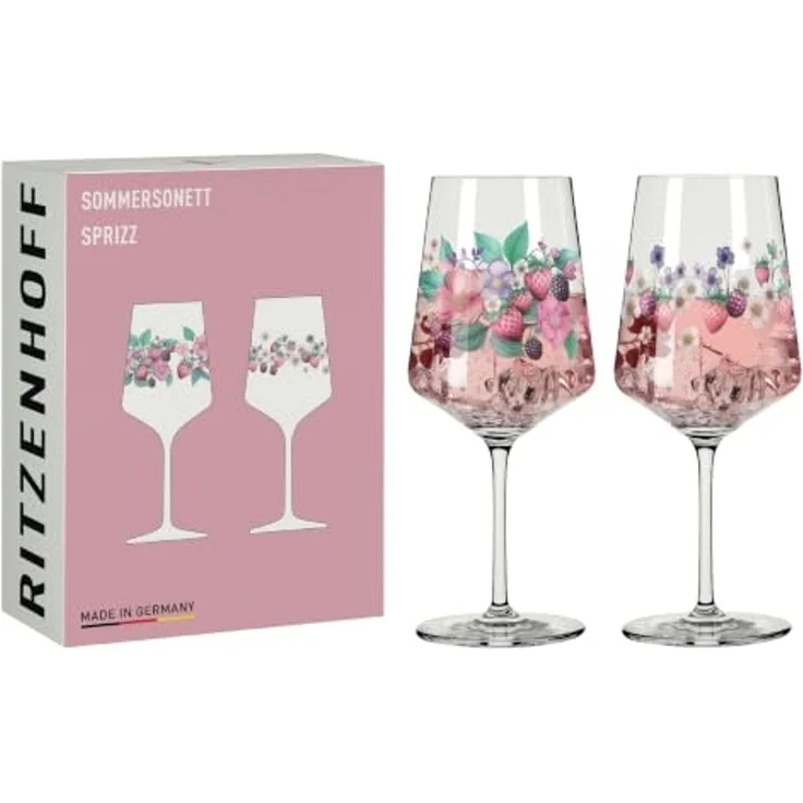 Ritzenhoff 6011004 Aperitifglas 2er-Set F25 SOMMERSONETT Sprizz 2025 – Bild 1