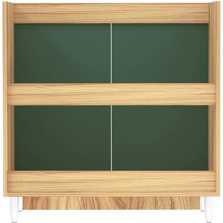 Shally Dogan Küchenunterschrank mit 2 Türen zum Einbauen, Unterschrank mit 80 cm für Spüle (Grün, 80 x 50 x 85 cm) – Bild 10