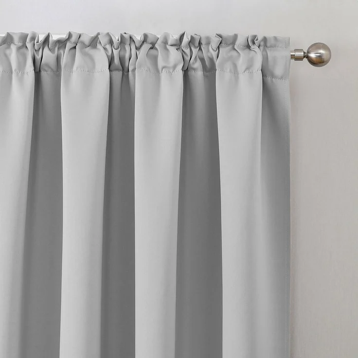 Brilliant Vorhang / Blickdicht / versch. Farben & Größen / #9018, Kräuselband, Store – Bild 1