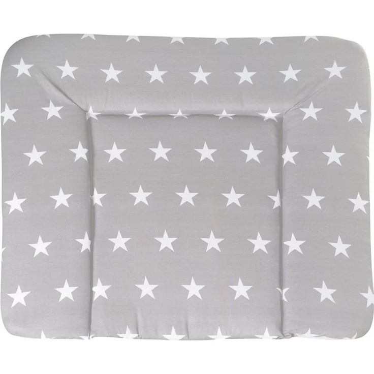 roba Wickelauflage 'Little Stars' - weiche Wickelunterlage 85 x 75 cm - Wickeltischauflage - Grau – Bild 1