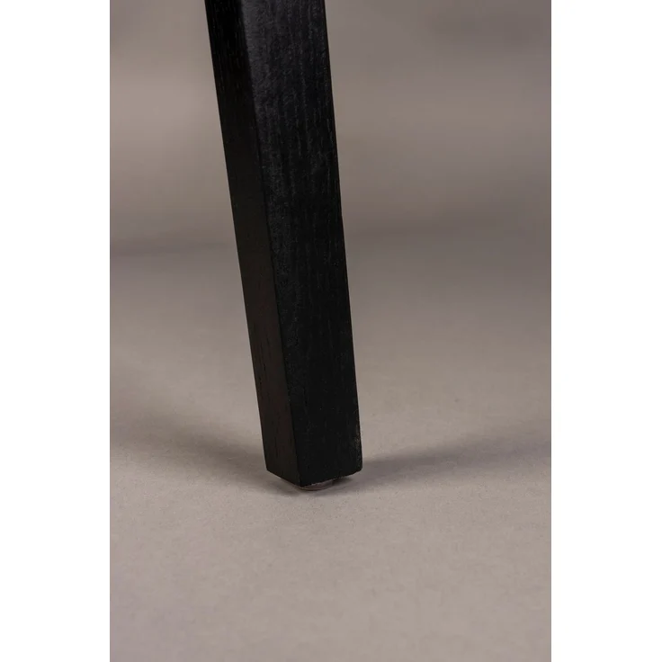 DutchBone Esszimmerstuhl Westlake im 2er-Set, Schwarz mit Eichenholz-Gestell Braun 58x52x76 cm – Bild 9