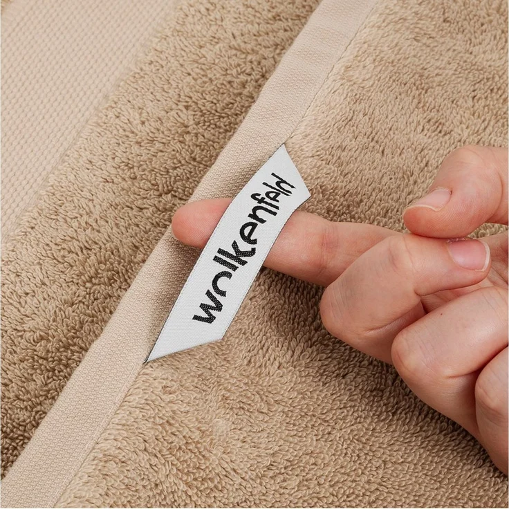 Wolkenfeld Handtuch Set Premium Low-Twist Baumwolle 550 g/m² – 6-teiliges Bade-Set, Frottier (6-St), 2 Duschtücher 70×140 cm & 4 Handtücher 50×100 cm – Bild 2