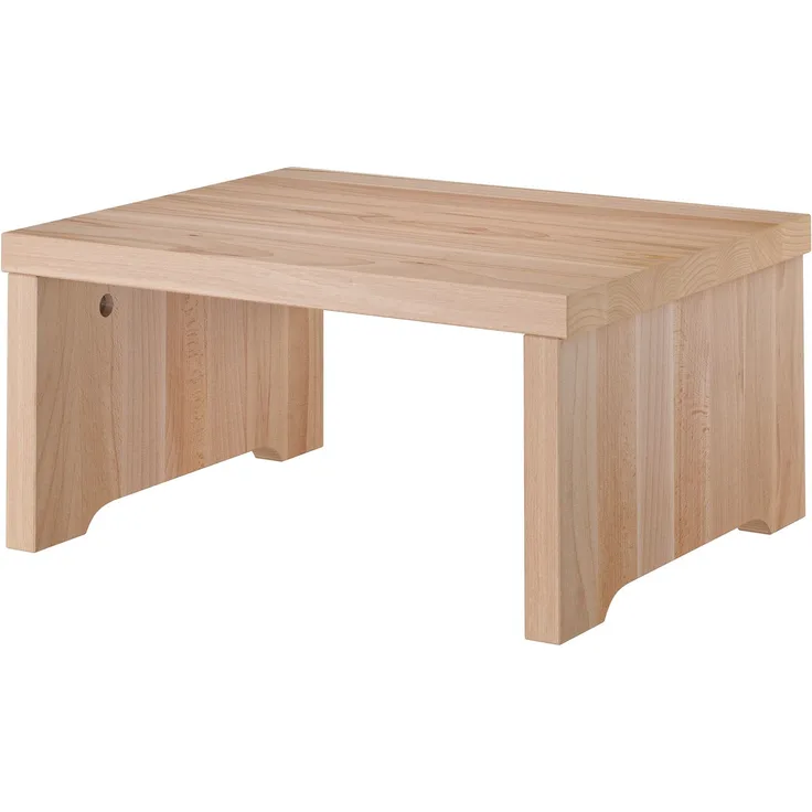 Nachtkästchen niedriger Nachttisch ohne Schublade Buche massiv lackiert 90.20-K16