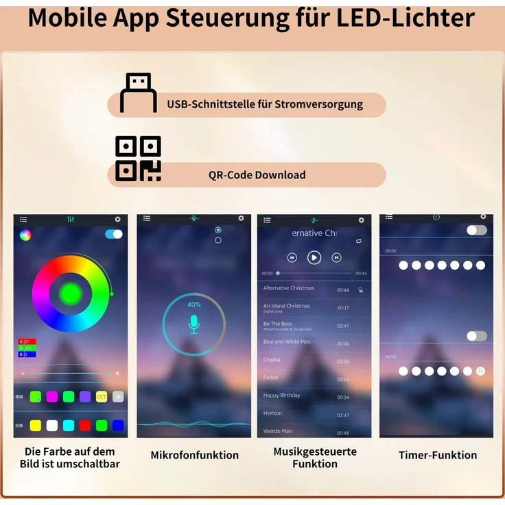 Hochschrank 145x39x171 cm mit LED-Beleuchtung, Glasschiebetüren und Weinfach - Walnuss – Bild 8