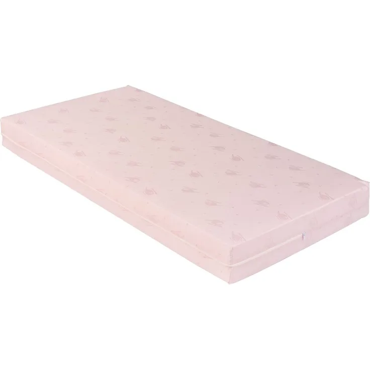 Kikkaboo Babybett-Matratze extra Comfort 120 x 60 x 12 cm, Bezug abnehmbar rosa