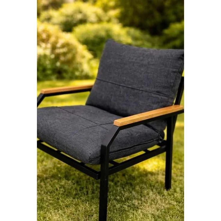 Skye Decor 'Alya - Anthracite' Garten-Lounge-Set, Anthrazit, 120 x 70 x 61 cm – Bild 3