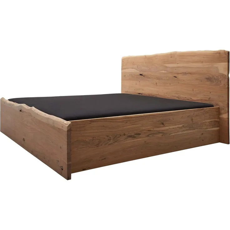 Bett Akazie 160x200x105 natur lackiert PURE ACACIA #302