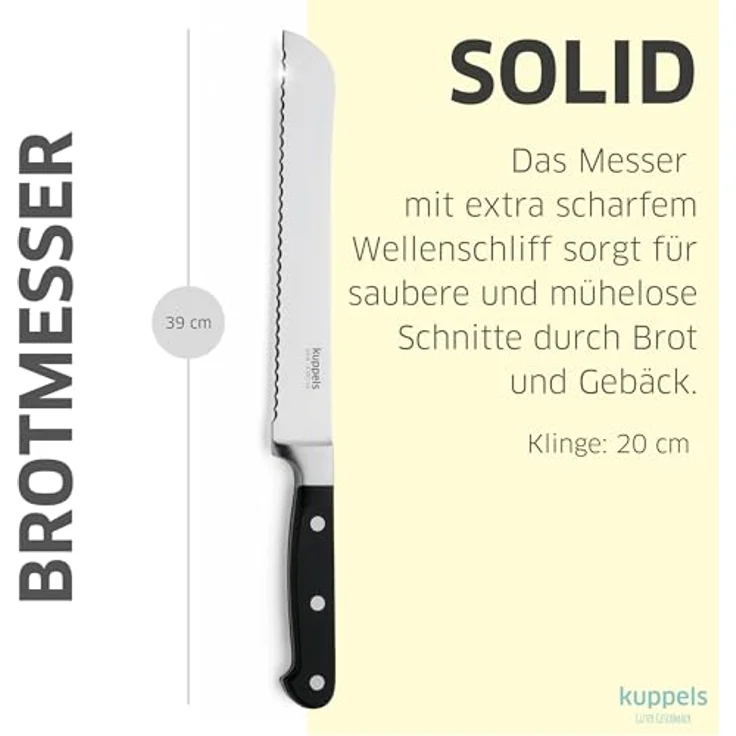 Kuppels SOLID Brotmesser – Bild 3