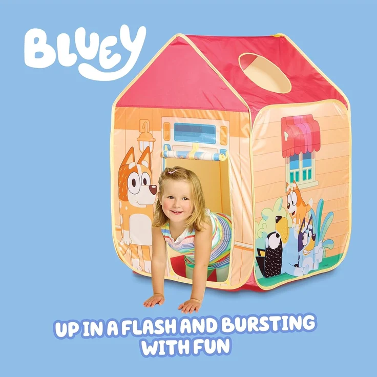 Bluey Bluey Pop Up Play House Play Tent – Bild 2