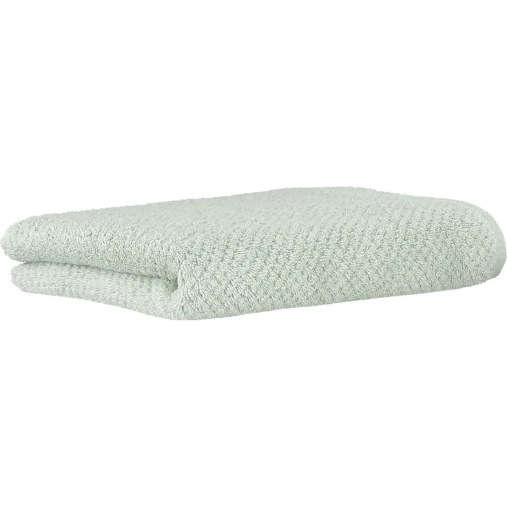 CAWÖ Duschtuch - Pure, Walkfrottier, Struktur-Design, Baumwolle, einfarbig Eukalyptus 80x150cm
