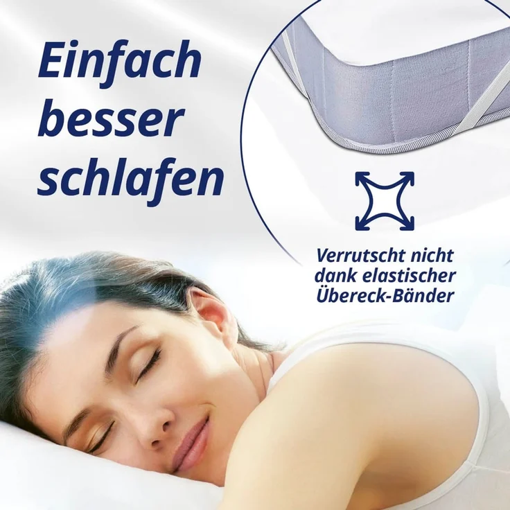 Matratzenschoner Wasserundurchlässige Matratzenauflage Lumaland – Bild 5