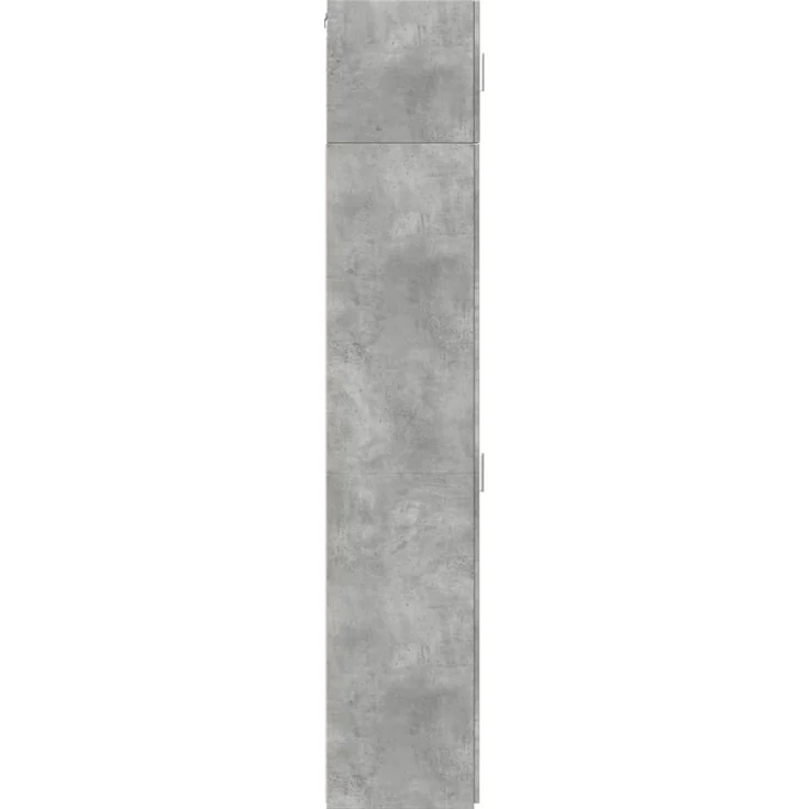 vidaXL Hochschrank Schmal Betongrau 30x42,5x225 cm Holzwerkstoff 3281262 – Bild 7