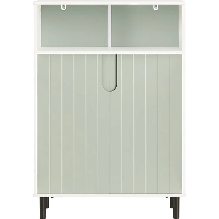 SoBuy BZR138-GR Badunterschrank, Spanplatte, Melamin, Grün, 60 x 87 x 30 cm – Bild 1