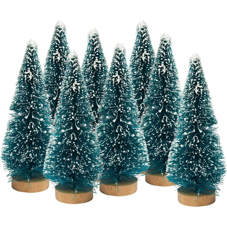 VBS Künstlicher Weihnachtsbaum Miniatur-Tannenbaum, beschneit – Bild 1