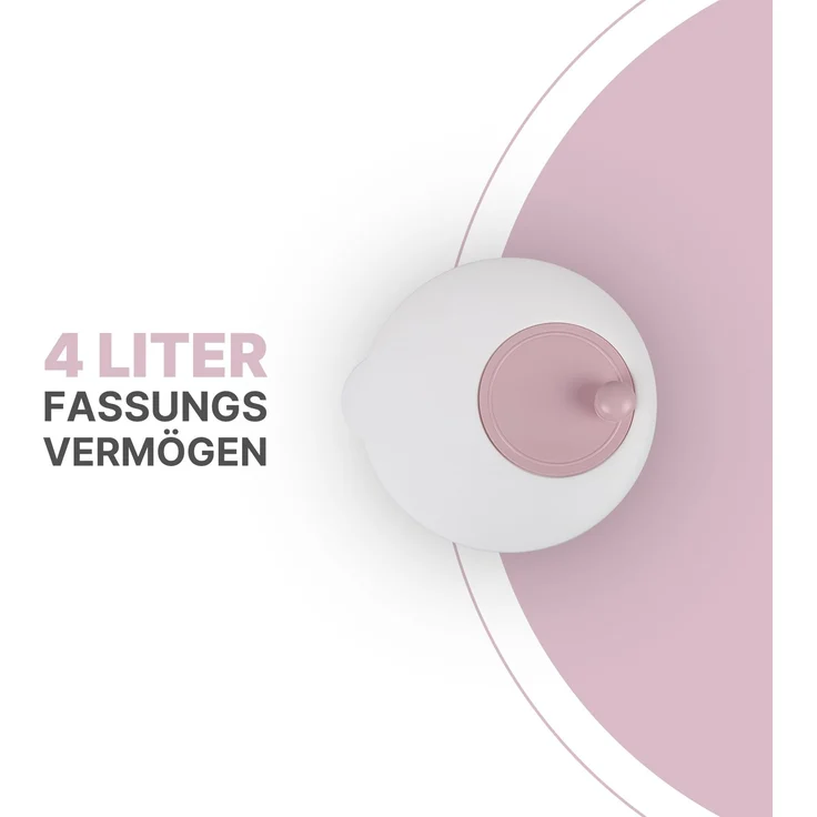 Salatschleuder 2,7 Liter Ø20cm / 4 Liter Ø25cm Rosa 4 Liter – Bild 2