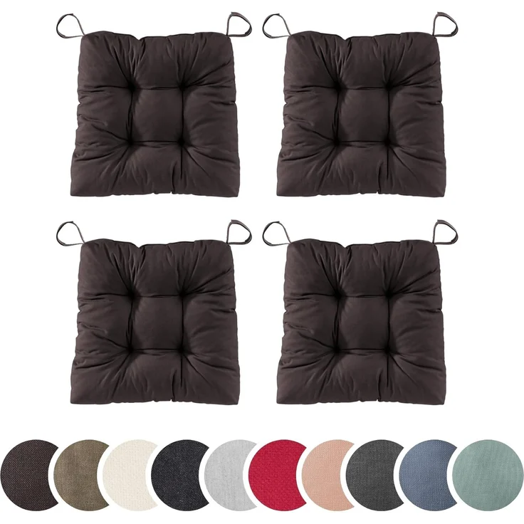 sleepling Stuhlkissen Eva, für Indoor und Outdoor, mit Klettverschluss, abriebfest und langlebig – Bild 1