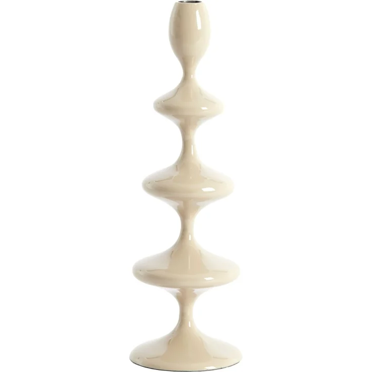 Light&Living 'VIREEN' Kerzenständer, Aluminium sand, 10.5 x 34.5 x 10.5 cm – Bild 1