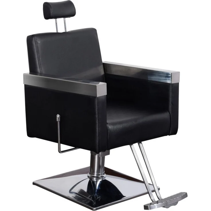 Barberpub Stuhl Barberpub Friseurstuhl mit Kopfstütze Kippbar 3021 (Packung), Mondern& industrial Stil – Bild 1