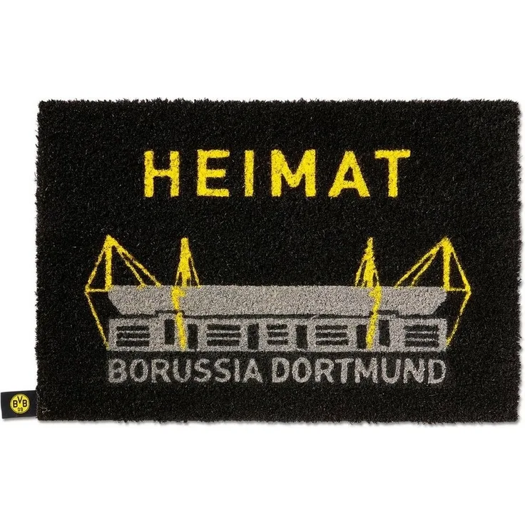 BVB Fußmatte BVB-Fußmatte, rechteckig, Höhe: 2 mm