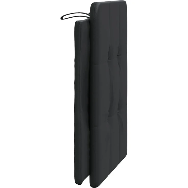 vidaXL Kopfteil-Kissen Schwarz 80 cm Kunstleder 374829 – Bild 5