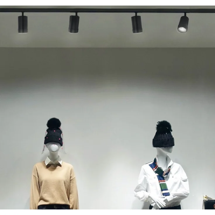 spectrum LED Schienensystem-Leuchten LED 3-Phasen Stromschienenstrahler 20W 2225lm 20-45° 3000-6000K CCT, 13.6 cm, verstellbar 20-45°, schwenkbar – Bild 5