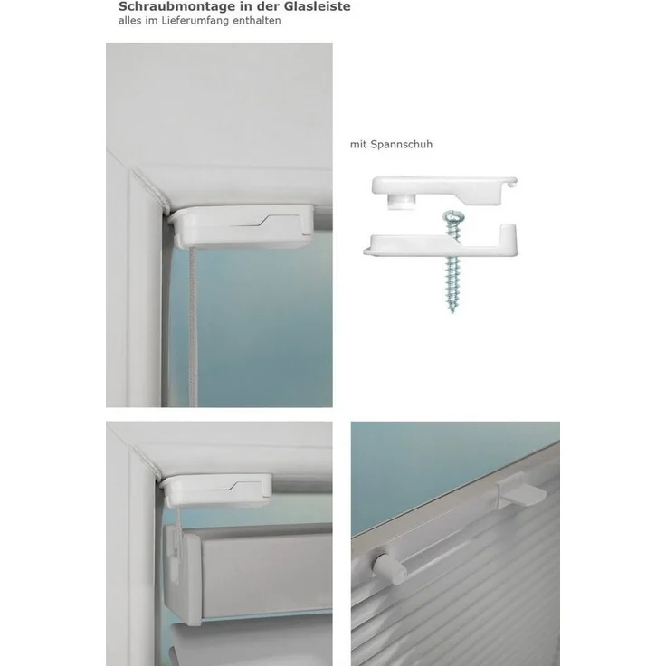 LYSEL® Jalousie Alu 20mm verspannt Silber, HxB 130x50cm – Bild 2