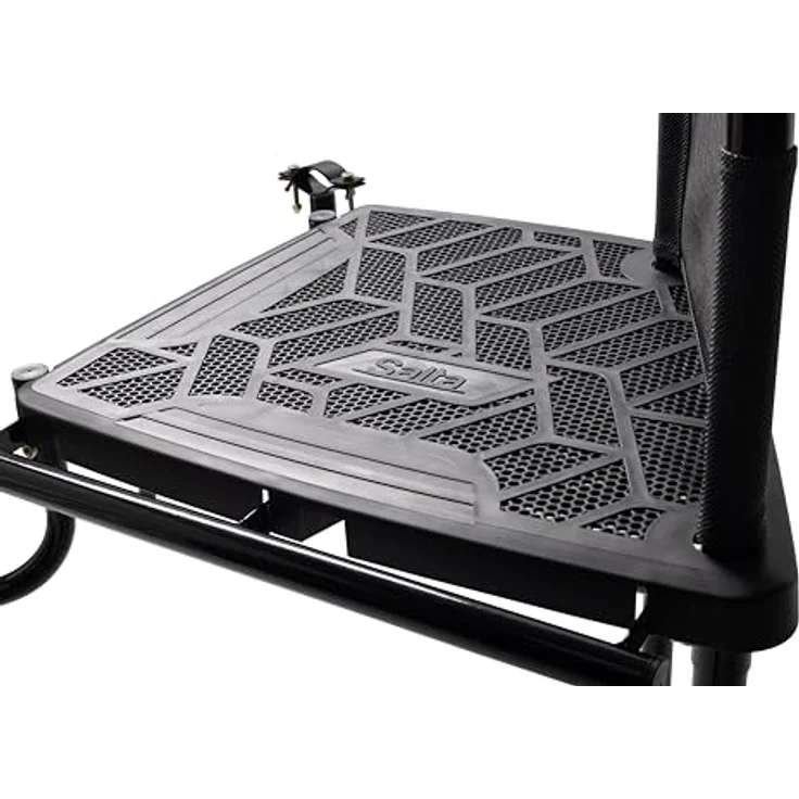 Salta Plattform für Trampolins, stabile Konstruktion für sicheres Aufsteigen, Höhe 83 cm - 93 cm – Bild 2