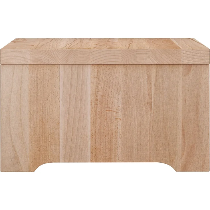 Nachtkästchen niedriger Nachttisch ohne Schublade Buche massiv lackiert 90.20-K16 – Bild 4