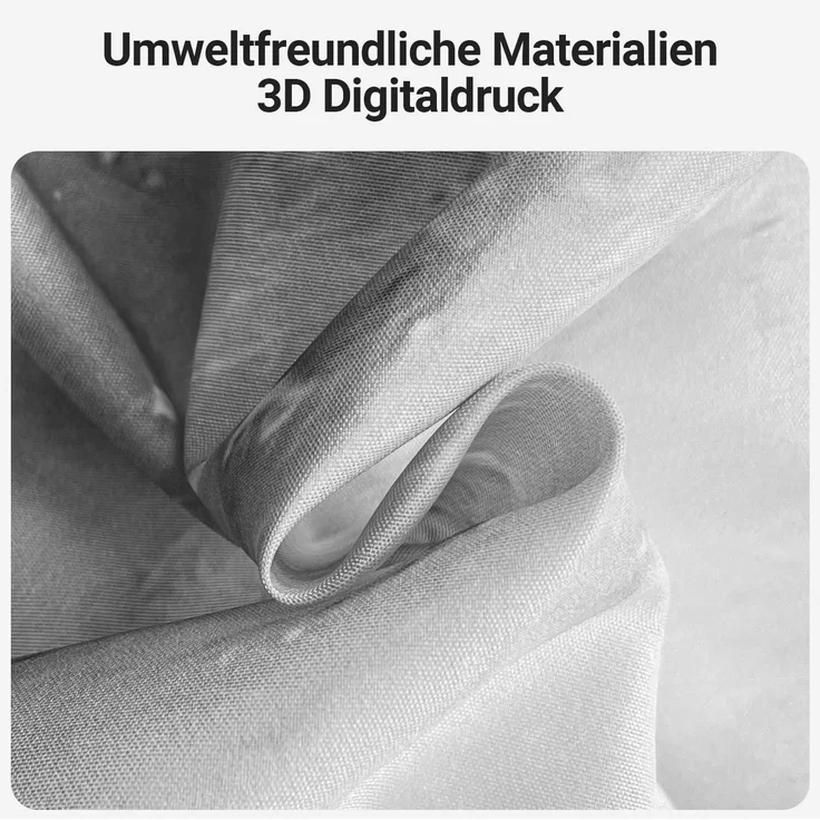 Duschvorhang 100x180cm Marmor Textil Wasserdicht Waschbar Badevorhänge 6 Ösen – Bild 4