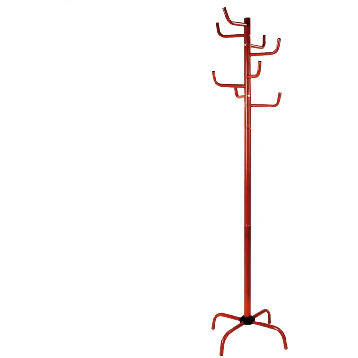 Mueblear 5127 Garderobe Form von Baum Metall rot 50 x 50 x 175 cm