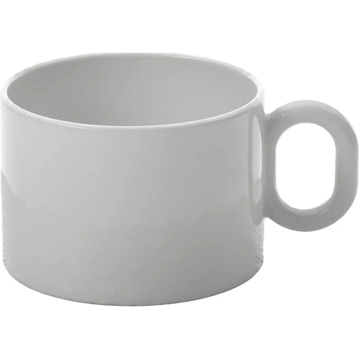 Alessi Dressed Tee Obertasse 4 Stück Porzellan weiß