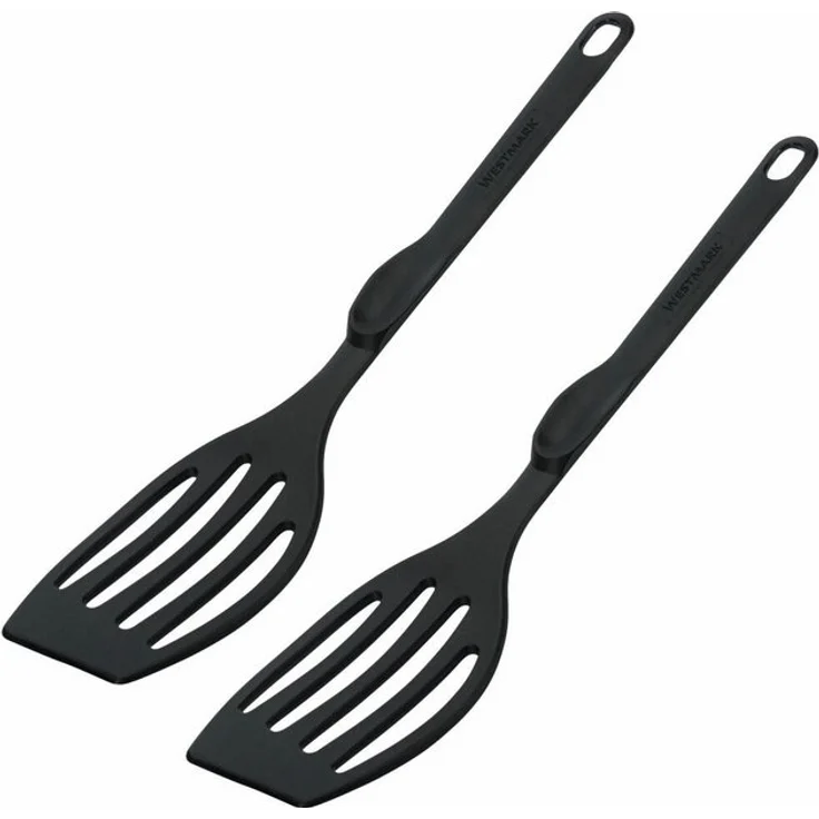 Westmark 2 Pfannenwender, Länge je: 28,3 cm, Kunststoff, Flonal, Schwarz, 203522E3 – Bild 4