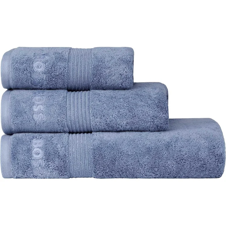 BOSS Badetuch - LOFT, Duschtuch, Baumwolle Blau 100x150 cm – Bild 2