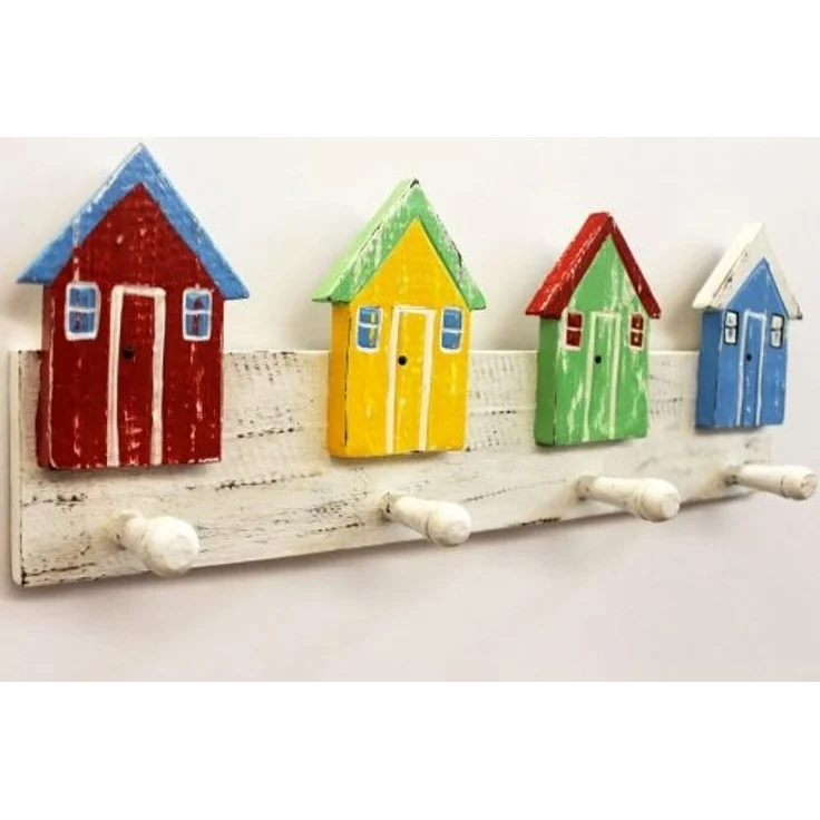 Garderobe Häuschen 2606 Wandgarderobe 46cm Kleiderhaken Handtuchhaken Haken – Bild 2